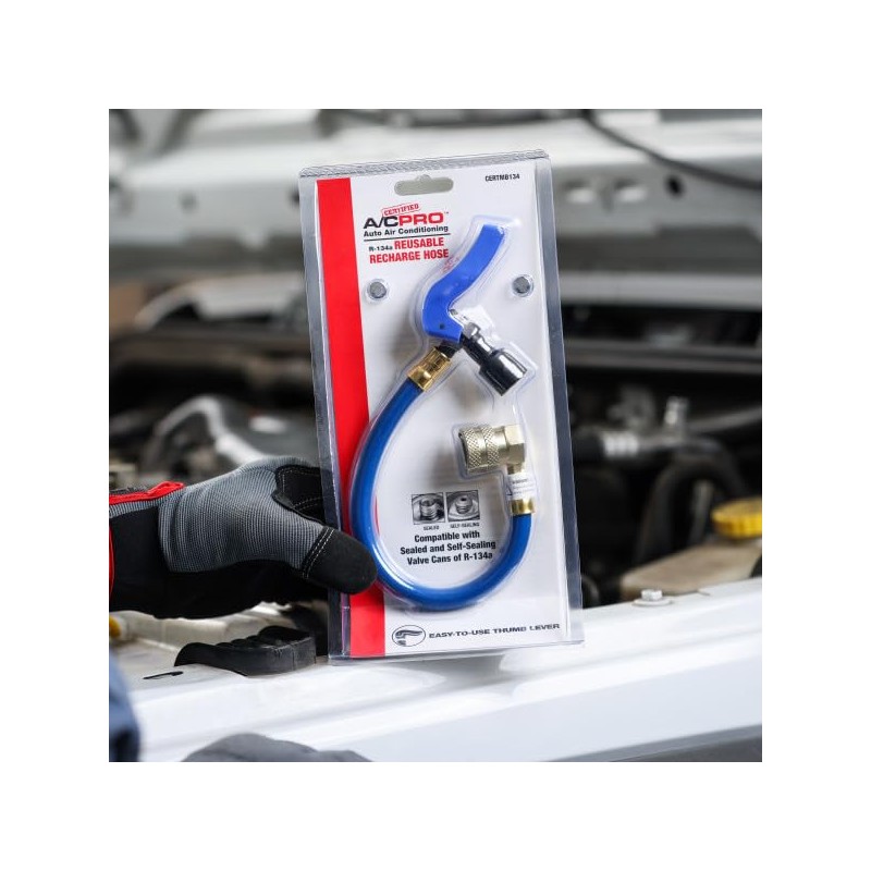 InterDynamics Certified AC Pro Car Air Conditioner R134A Refrigerant, AC