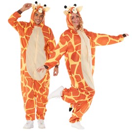 Morph Giraffe Costume Adult, Giraffe Onesie, Giraffe Costume Women, Carnival Costume Women's Giraffe, Onesie Giraffe, Giraffe Costume Adults, Jumpsuit Animal - M