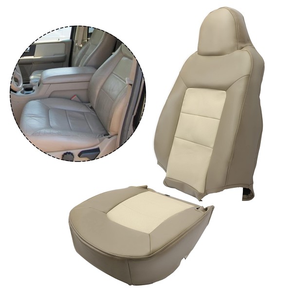 KUAFU Seat Cover Synthetic Leather Compatible with 2003-2006 Ford Expedition