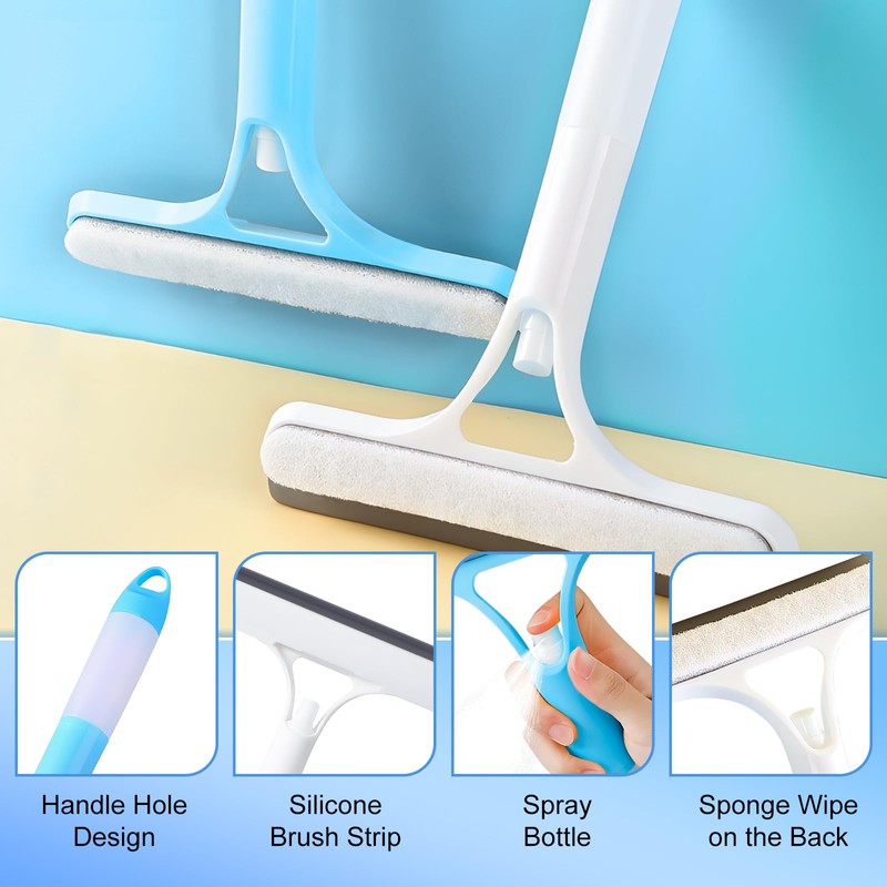 3 in 1 Window Squeegee Cleaner,3 in 1 Spray Squeegee,WindowSqueegee