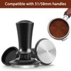 hicoosee Kaffee Tamper 51 mm, 304 Edelstahl Espresso Tamper mit