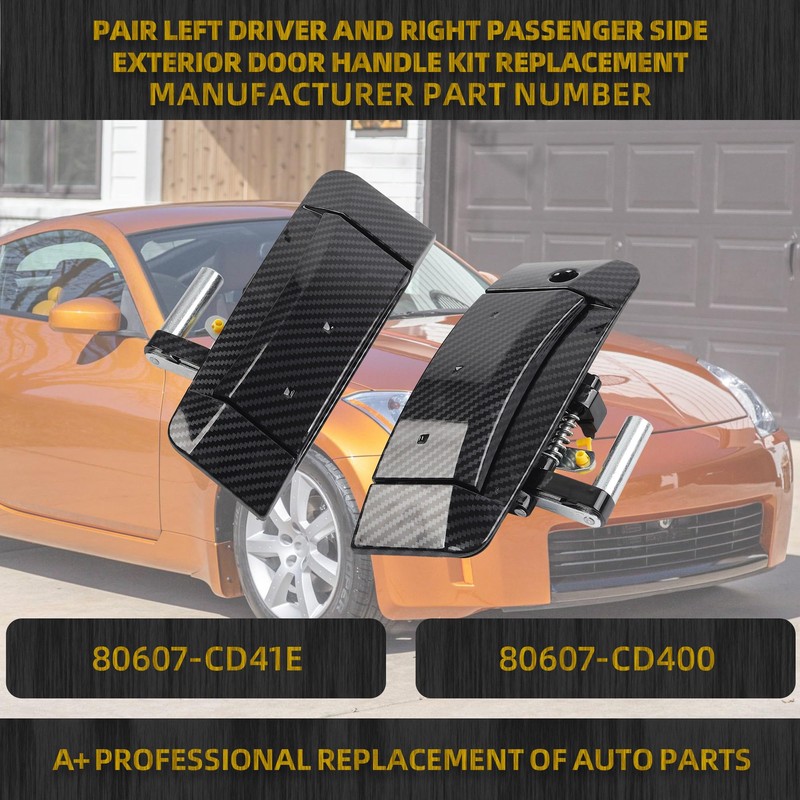 Dasbecan 1 Pair Left Driver and Right Passenger Side Exterior