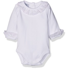 babidu Unisex Baby Body Cuello Batista, Rosa, 1 Monate