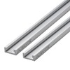 POWERTEC 71167-P2 Aluminum Miter T-Track, 48-Inch, 2PK