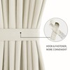 DWCN French Door Curtains – Rod Pocket Thermal Blackout Curtain