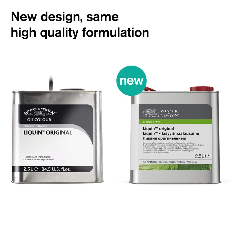 Winsor & Newton Liquin Original Medium, 2.5 litre (84.5-oz) Can