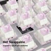 ZORNHER ZH980 Wireless Mechanical Gaming Keyboard,95% Blue Hot-Swappable Custom Creamy