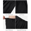 TTZ - Bañador para hombre con forro de compresión, Negro