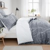 RUIKASI Bed Linen 155 x 220 cm 2-Piece Grey -