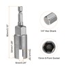 sourcing map 2pcs H15 Wing Nut Driver 15mm Metric 6-Points
