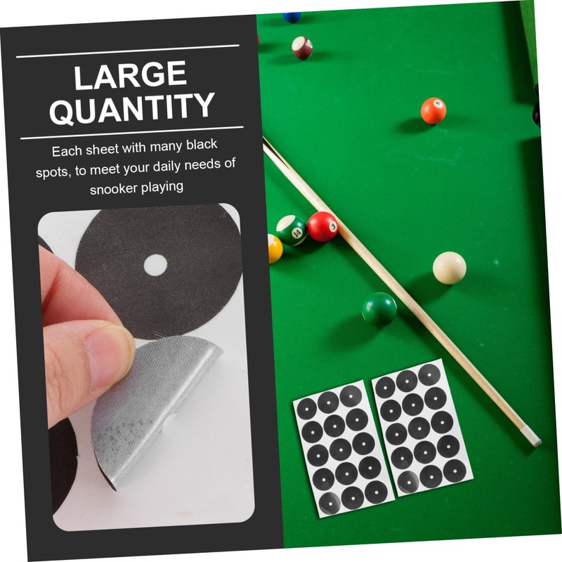 Kisangel Pool Table Necessity Billiard Spot Stickers 2 Pack of