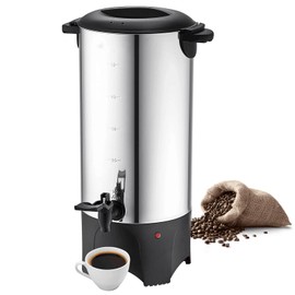 jollylife 50-Cup Commercial Coffee Service - Stainless Steel Fast-Brew Coffee Dispenser for Large Events