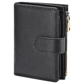 GAEKEAO Women's Purse Women's Small Purse Women's Small Purse with RFID Blocking, Women's Purse with Zip Pocket, Type2-01black, Classic