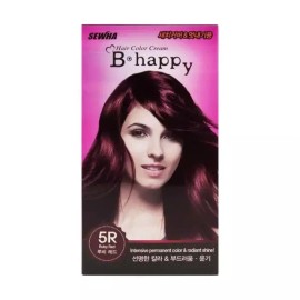 SS [에스에스_62]비해피 컬러크림 미용실 5R 레드 [SS_62] Unhappy Color Cream Hair Salon 5R Red