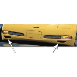 Corvette C5 CORVETTE  BLACK  BRAKE DUCT  PLASTIC HONEYCOMB  GRILL GRILLE 97-04