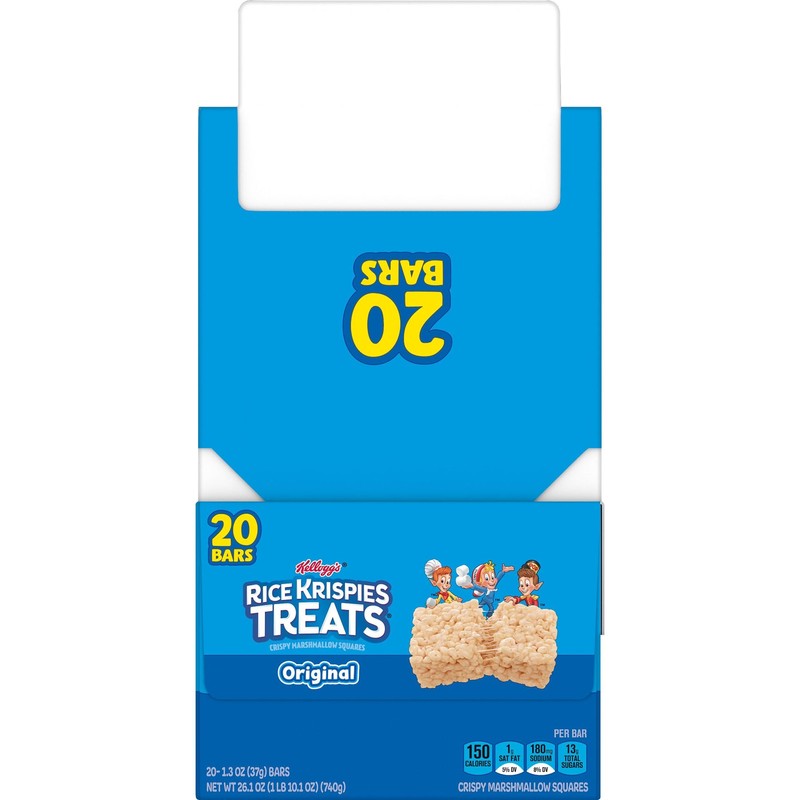 Rice Krispies Treats Marshmallow Snack Bars, Lunch Snacks, Original, 26oz