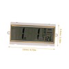 Operitacx Elegant Digital Wall Clock Calendar and Temperature Large Lcd