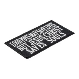 PatchStop - World's Largest Patch Store Loud Pipes Jesus Saves Patch, Christian Biker Patches