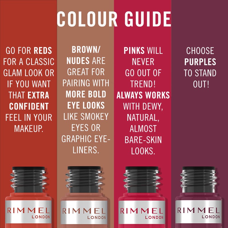 Rimmel London Lasting Mega Matte Liquid Lipstick, Long-Lasting, Hydrating, Vegan