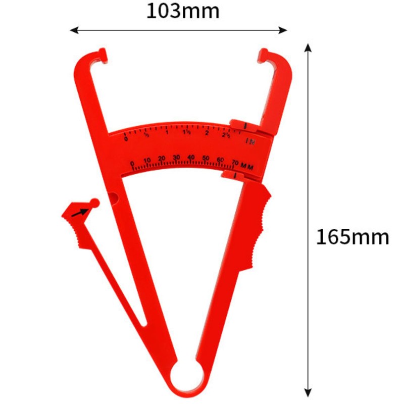 SPIOOPS Subcutaneous Fat Caliper 2.8 inches (70 mm) Measurable Fat
