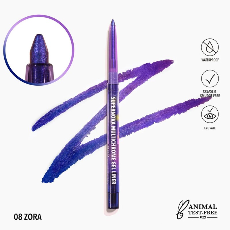 Moira Multichrome Gel Liner Delineador Multicromo en Gel 10 Tonos