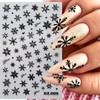 Christmas Snowflake Nail Art Stickers Decals Winter Snowflake Nail Decals