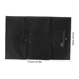 WOONEKY Barber Travel Case Hair Stylist Travel Bag Hairdresser Tool Bag Combs Clips Personal Items Easy Access