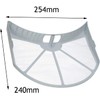 Spares2go Lint Screen/Fluff Filter for Indesit IDV75 IDVL75 IDVL85 Tumble