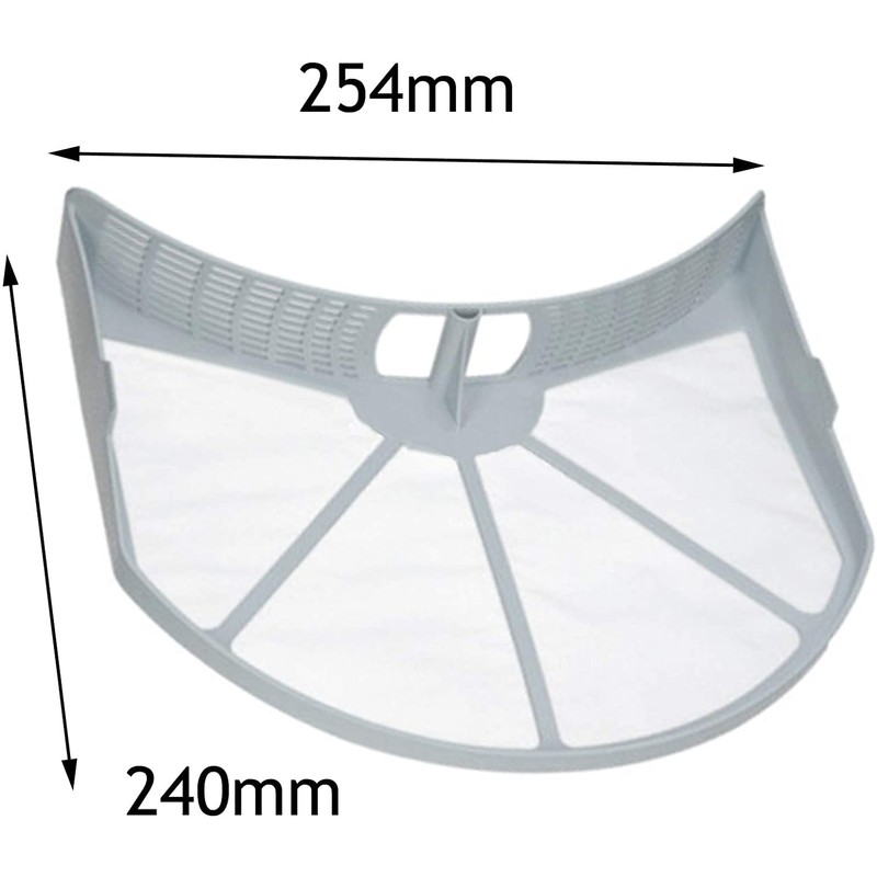 Spares2go Lint Screen/Fluff Filter for Indesit IDV75 IDVL75 IDVL85 Tumble