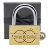 Engraved Love Padlock, 23 Styles, Bold Permanent Engraving + Gift