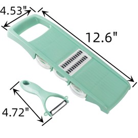 Nbguigdstr Mandoline Slicer,Mandoline Slicer for Kitchen,7-in-1 Kitchen Slicer,Vegetable/Cheese/Potato/Carrot/Cucumber Grater,Chopper,Slicer, Cutter, Grinder,Shredder,French Fry Cutter,Kitchen Gadgets