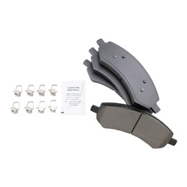 Front Brake Pads Ceramic Compatible with 2007-2009 Chrysler Aspen 2005-2010 Dodge Dakota Durango 2006-2010 Ram 1500 2006-2009 Mitsubishi Raider 2011-2018 Ram 1500 2019-2021 1500 Classic 2011