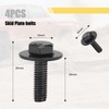 Skid Plate Bolts and Gaskets,Top Front Skid Plate Screws Compatible