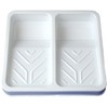 70mm Artist Double Paint White Plastic Roller Tray