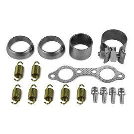 Alnicov Exhaust Manifold Gasket Spring Rebuild Kit Fit for Ranger 800 Full Size (Including Crew) 2010 2011 2012, Ranger 700 2009(NOT fit Crew or 6x6), Replacement for 5250091