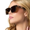 DIFF Meredith Designer Oversized Square Sunglasses for Women UV400 Polarized