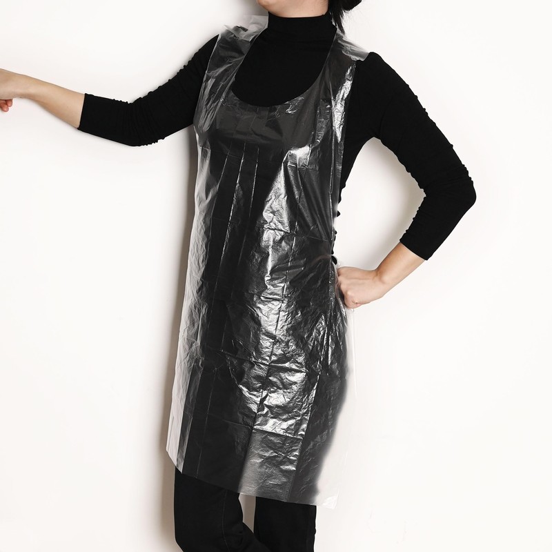 Bluelark Disposable Aprons (50 Count) Waterproof Plastic Apron For Painting,