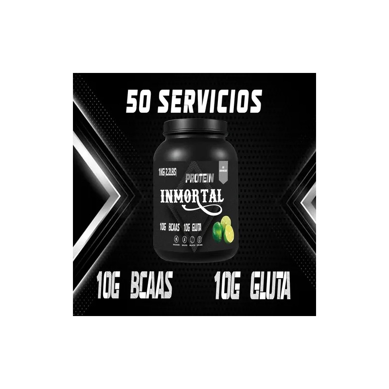 Aminoácidos Bcaas Glutamina Inmortal 1kg Varios Sabores