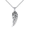 INFINIONLY Creative Women's Wings Stainless Steel Necklace Fashion Angel Wings