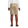 Lands' End Uniform Boys Plain Front Blend Chino Short Khaki