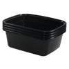 Knifefish 12 Quart Plastic Wash Basin Dish Pan Tub, 4