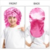 AWAYTR Long Toddler Silk Bonnet for Sleeping Elastic Satin Bonnets