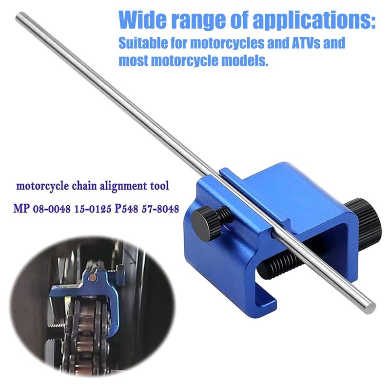 SDYGDB Motorcycle Chain Alignment Tool Aluminium Alloy Sprocket Chain Adjusting