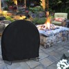 Firewood Cover Round Log Hoop Cover 210D Oxford Colth Water