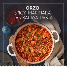 Barilla Orzo Pasta, 16 oz. Box (Pack of 16) - Non-GMO Pasta Made with Durum Wheat Semolina - Kosher Certified Pasta