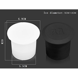 2 PCS Novelty Funny Silicone Polar Ice Cube Molds, Reusable Shapes of Polar Bears & Penguins on Ice Bergs, Easy Way to Make Any Drink Special