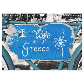 I love Greece (Wandkalender 2026 DIN A4 quer), CALVENDO Monatskalender: Motive einer Reise durch Griechenland (CALVENDO Orte)