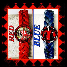 THE WHITE STRIPES  MERCHANDISE TWO LEATHER BRACELETS