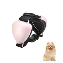 ZOHAN Dog Ear Muffs for Noise Protection, Comfort Dog Noise Cancelling Ear Muffs with Fast Snap Lock for Fireworks, Thunder, Vacuums(Pink,S)