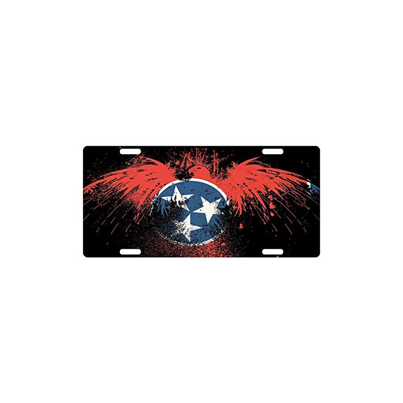 Fast Service Designs Tennessee State License Plate State US Patriotic